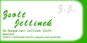 zsolt jellinek business card